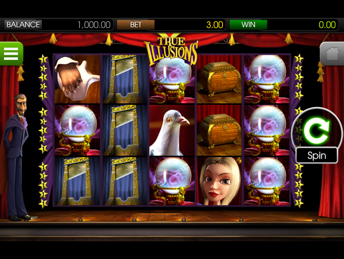 True Illusions 3D by BetSoft
