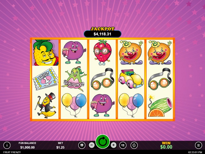 Fruit Frenzy by Real Time Gaming
