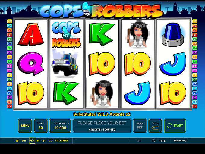 Cops 'N Robbers by Novomatic