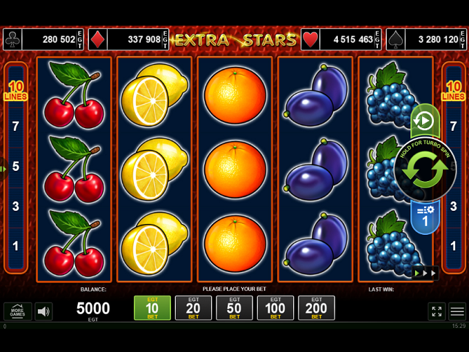 Extra Stars by Amusnet Interactive
