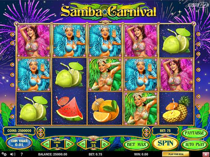 Samba Carnival by Play n GO