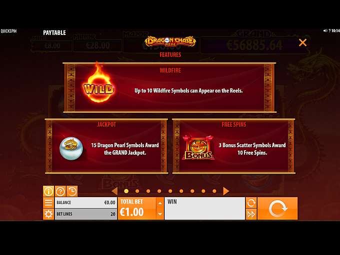 Dragon Chase Rapid by Quickspin