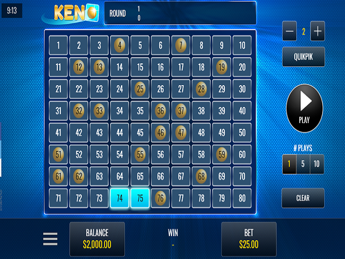 Keno by Rival