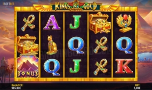 iSoftBet Launches Egyptian Themed Slot Kings of Gold